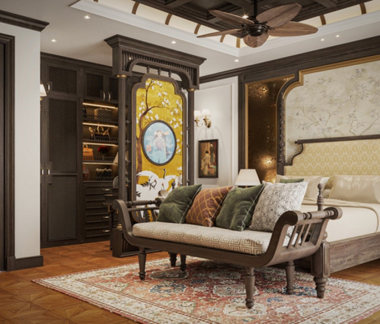 THIẾT KẾ NỘI THẤT BIỆT THỰ GIA ĐÌNH ĐA PHONG CÁCH TẠI MÊ LINH