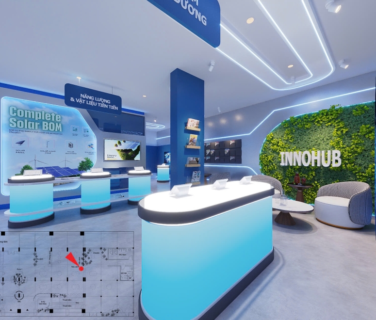 THI CÔNG HOÀN THIỆN KHÔNG GIAN ĐỔI MỚI SÁNG TẠO THUỘC BỘ KHOA HỌC VÀ CÔNG NGHỆ BỞI ĐỘI NGŨ AP VIỆT NAM 